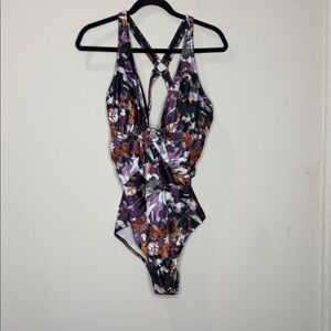 Venus Built in Bra Floral One Piece Swimsuit